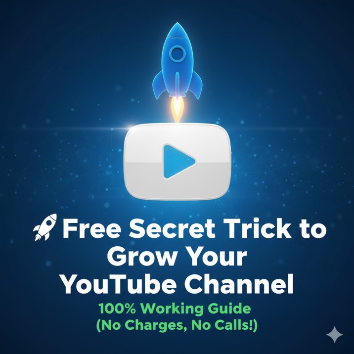 ? Free Secret Trick to Grow Your YouTube Channel — 100% Working Guide (No Charges, No Calls!)
